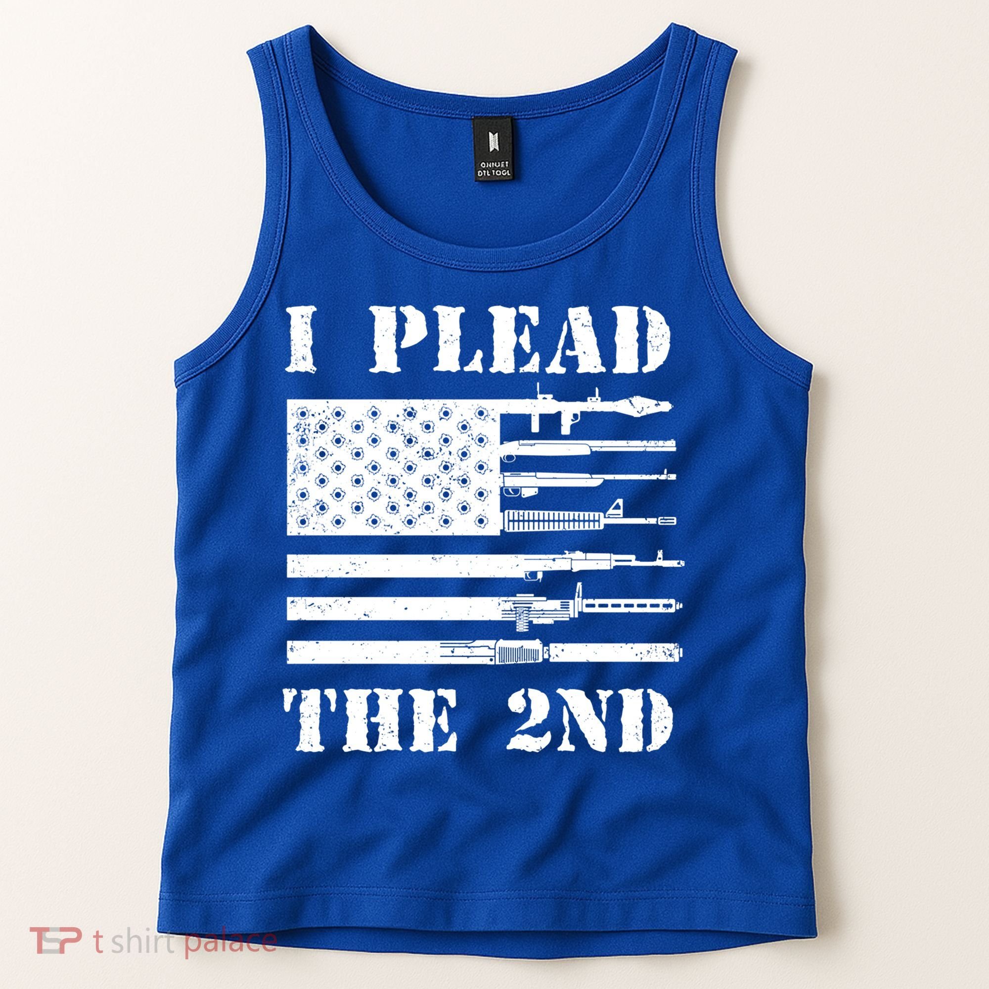 I Plead The 2nd Cute Gift Second Adt Funny Gift Pro Gun Gift Tank Top