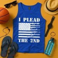 I Plead The 2nd Cute Gift Second Adt Funny Gift Pro Gun Gift Tank Top thumb 4