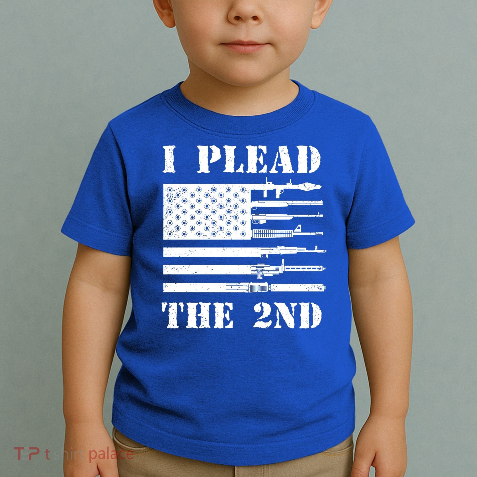 I Plead The 2nd Cute Gift Second Adt Funny Gift Pro Gun Gift Toddler T-Shirt