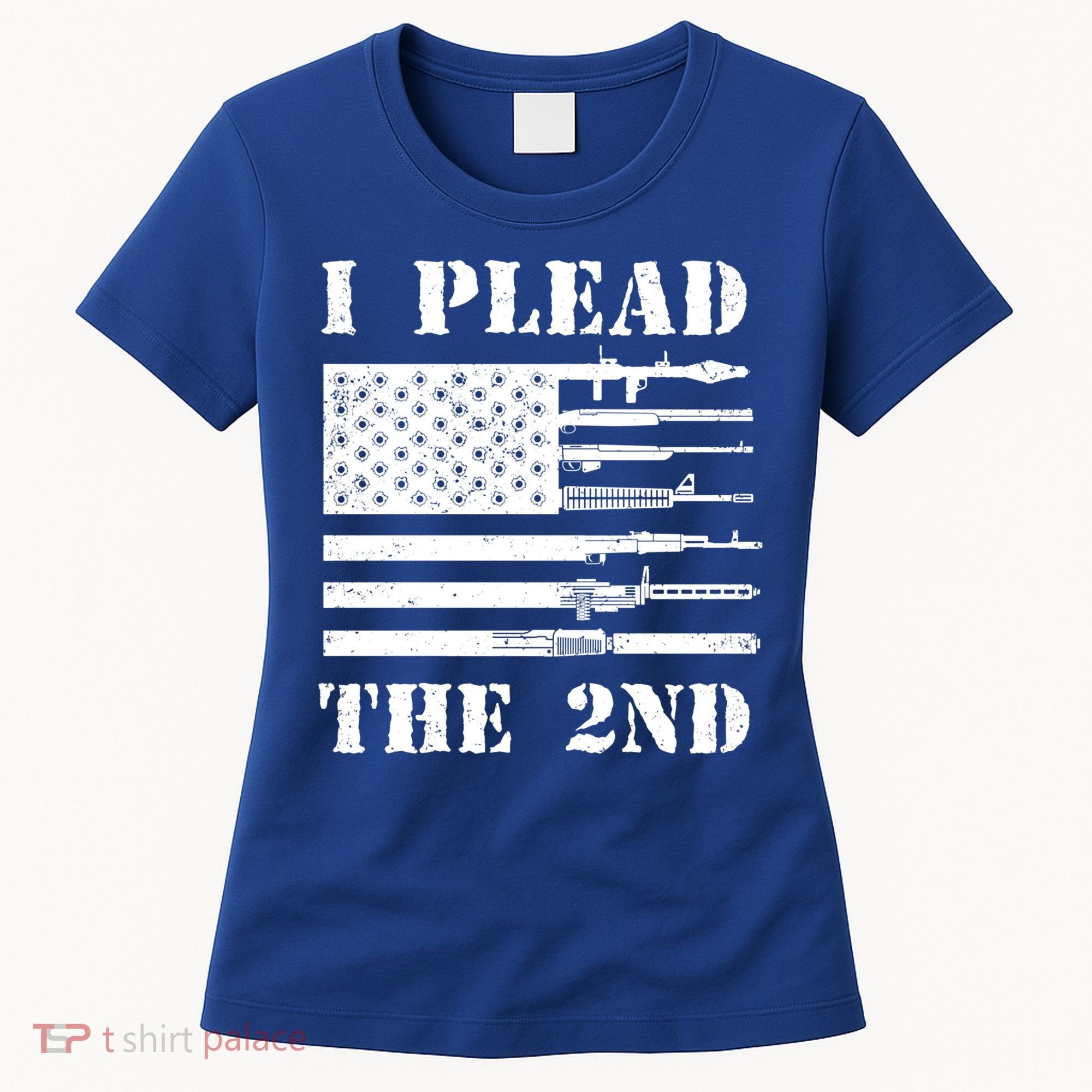 I Plead The 2nd Cute Gift Second Adt Funny Gift Pro Gun Gift Women's T-Shirt