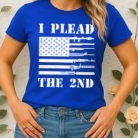 I Plead The 2nd Cute Gift Second Adt Funny Gift Pro Gun Gift Women's T-Shirt thumb 2