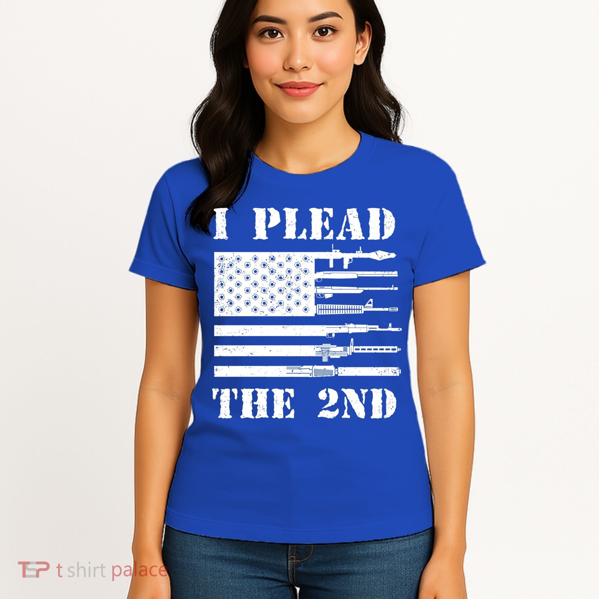 I Plead The 2nd Cute Gift Second Adt Funny Gift Pro Gun Gift Women's T-Shirt