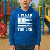 I Plead The 2nd Cute Gift Second Adt Funny Gift Pro Gun Gift Kids Hoodie thumb 2