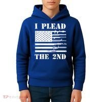 I Plead The 2nd Cute Gift Second Adt Funny Gift Pro Gun Gift Kids Hoodie thumb 4