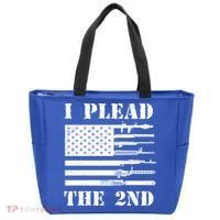 I Plead The 2nd Cute Gift Second Adt Funny Gift Pro Gun Gift Tote Bag thumb 0