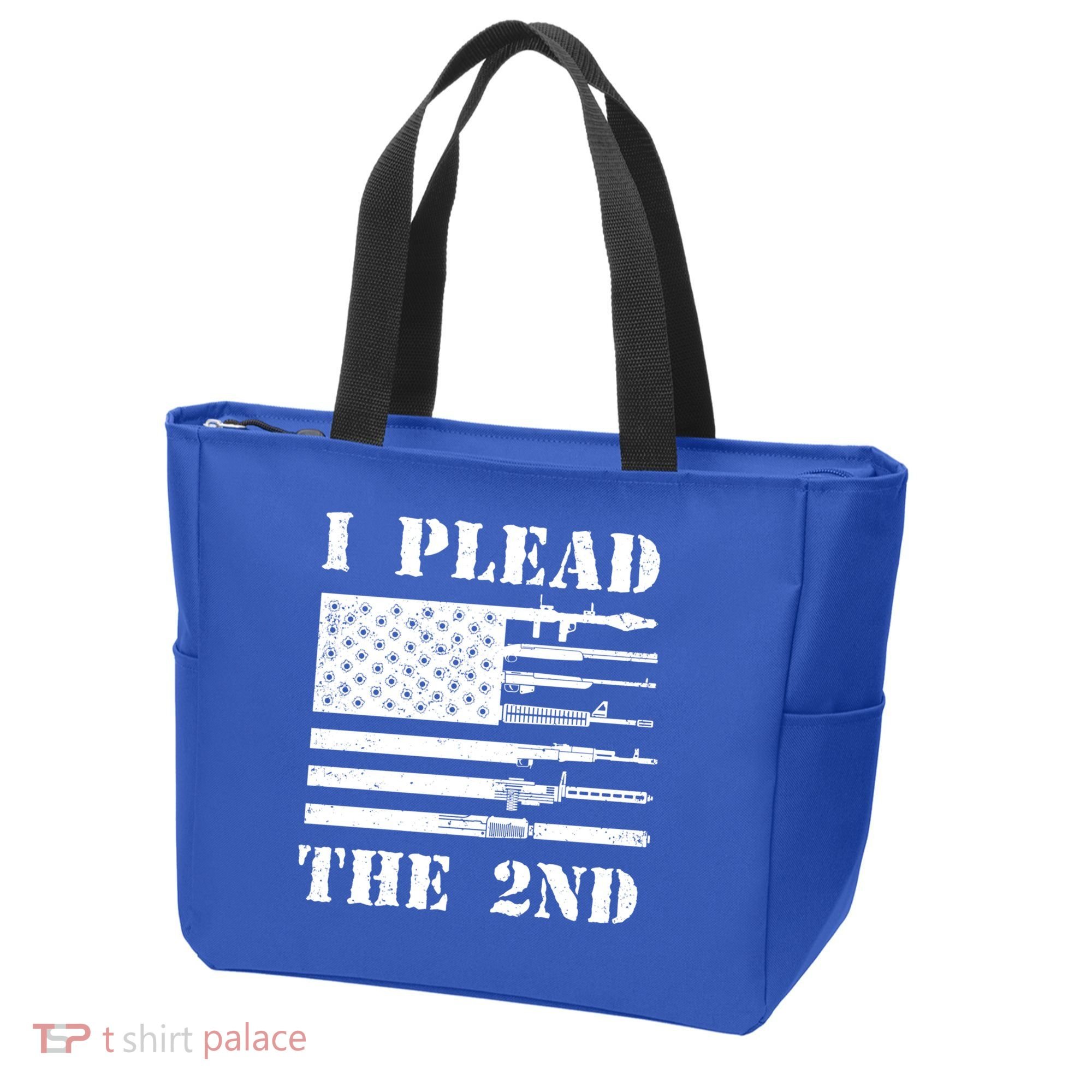 I Plead The 2nd Cute Gift Second Adt Funny Gift Pro Gun Gift Tote Bag