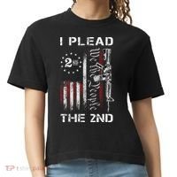 I Plead The 2nd We The People USA Flag AR 15 Rifle Comfort Colors Boxy T-Shirt thumb 0