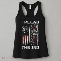I Plead The 2nd We The People USA Flag AR 15 Rifle Women's Tank Top thumb 3