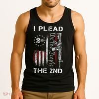 I Plead The 2nd We The People USA Flag AR 15 Rifle Tank Top thumb 3