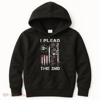 I Plead The 2nd We The People USA Flag AR 15 Rifle Kids Hoodie thumb 0