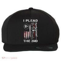 I Plead The 2nd We The People USA Flag AR 15 Rifle Wool Snapback Cap thumb 0