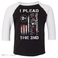 I Plead The 2nd We The People USA Flag AR 15 Rifle Toddler Fine Jersey T-Shirt thumb 0