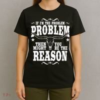 If Problem Vintage Then You Might Be Reason T-Shirt thumb 4