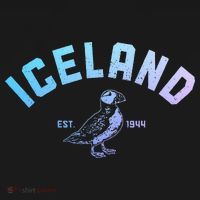 Iceland Puffin Vintage Icelandic Souvenir T-Shirt thumb 7