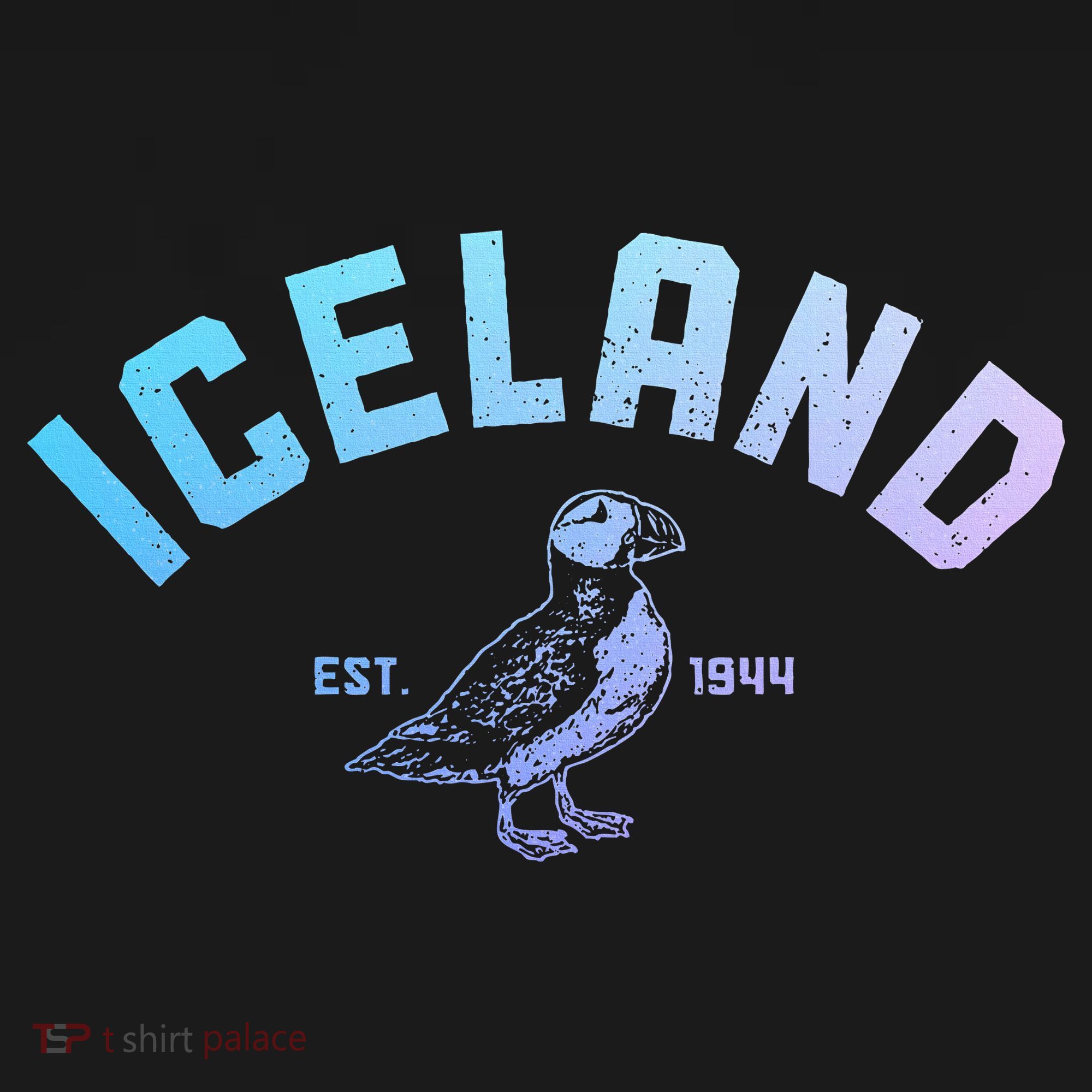Iceland Puffin Vintage Icelandic Souvenir T-Shirt