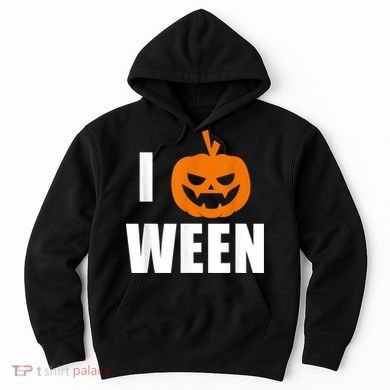 I Pumpkin Ween Funny Halloween Joke Quote Hoodie