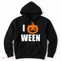 I Pumpkin Ween Funny Halloween Joke Quote Hoodie thumb 0