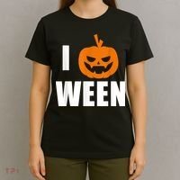 I Pumpkin Ween Funny Halloween Joke Quote T-Shirt thumb 4