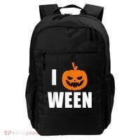 I Pumpkin Ween Funny Halloween Joke Quote Backpack thumb 0