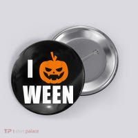 I Pumpkin Ween Funny Halloween Joke Quote Button thumb 0