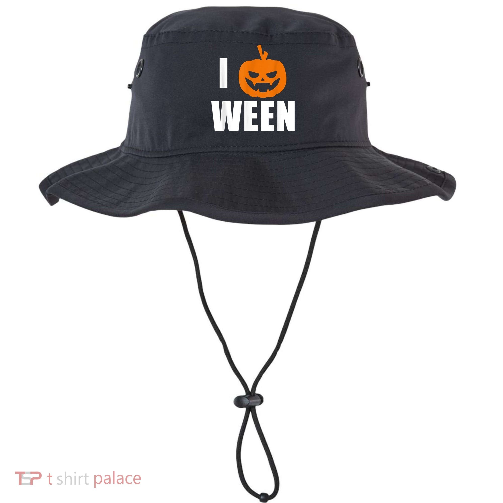 I Pumpkin Ween Funny Halloween Joke Quote Bucket Hat