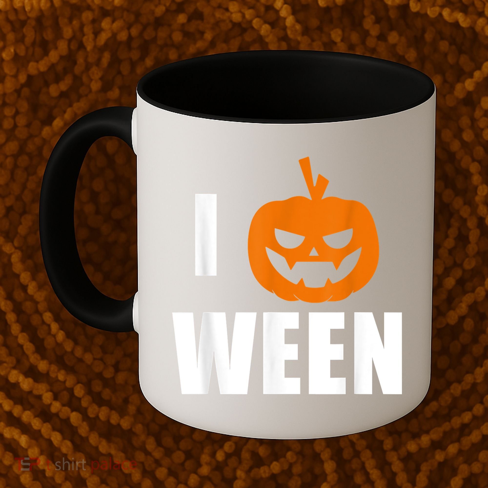 I Pumpkin Ween Funny Halloween Joke Quote Coffee Mug