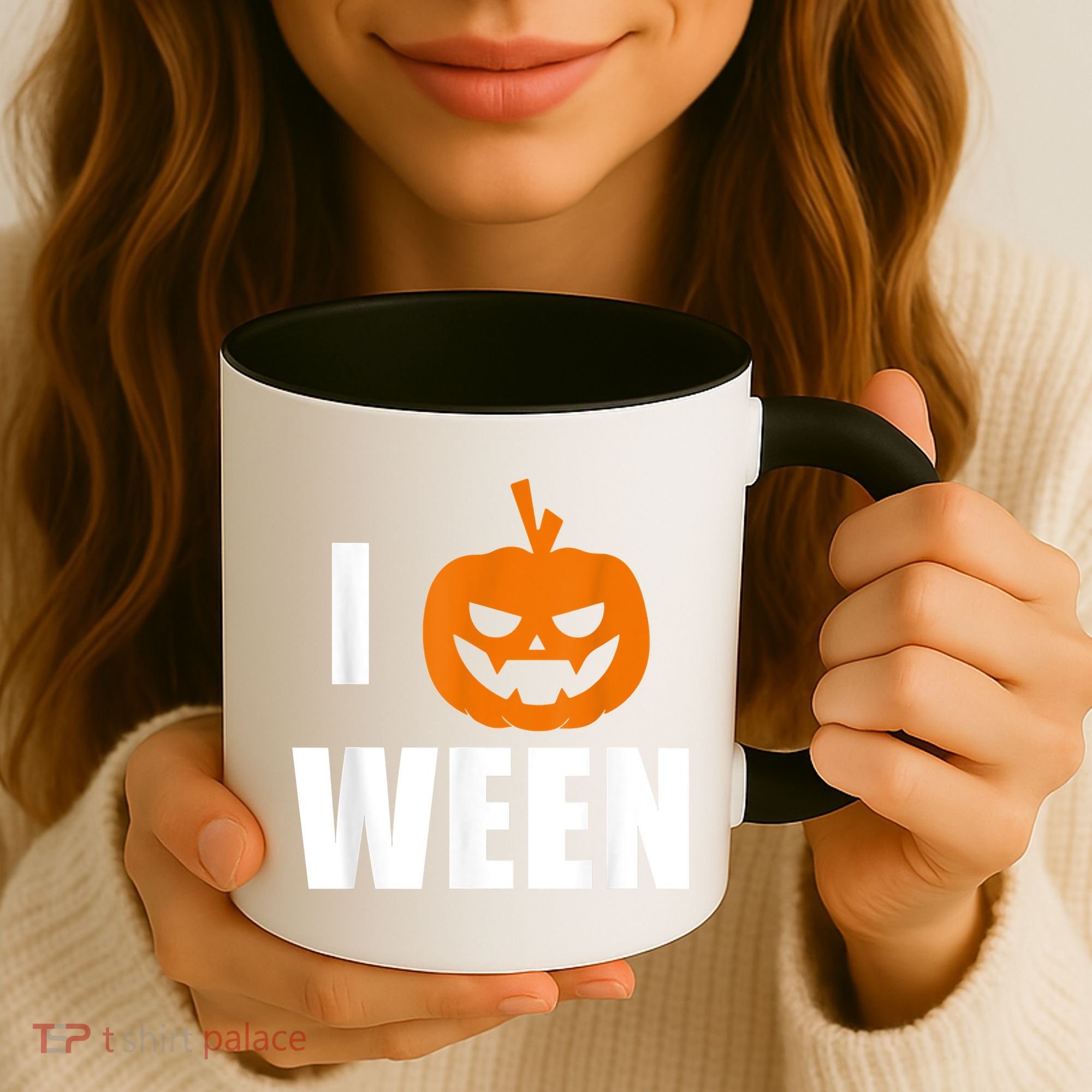 I Pumpkin Ween Funny Halloween Joke Quote Coffee Mug
