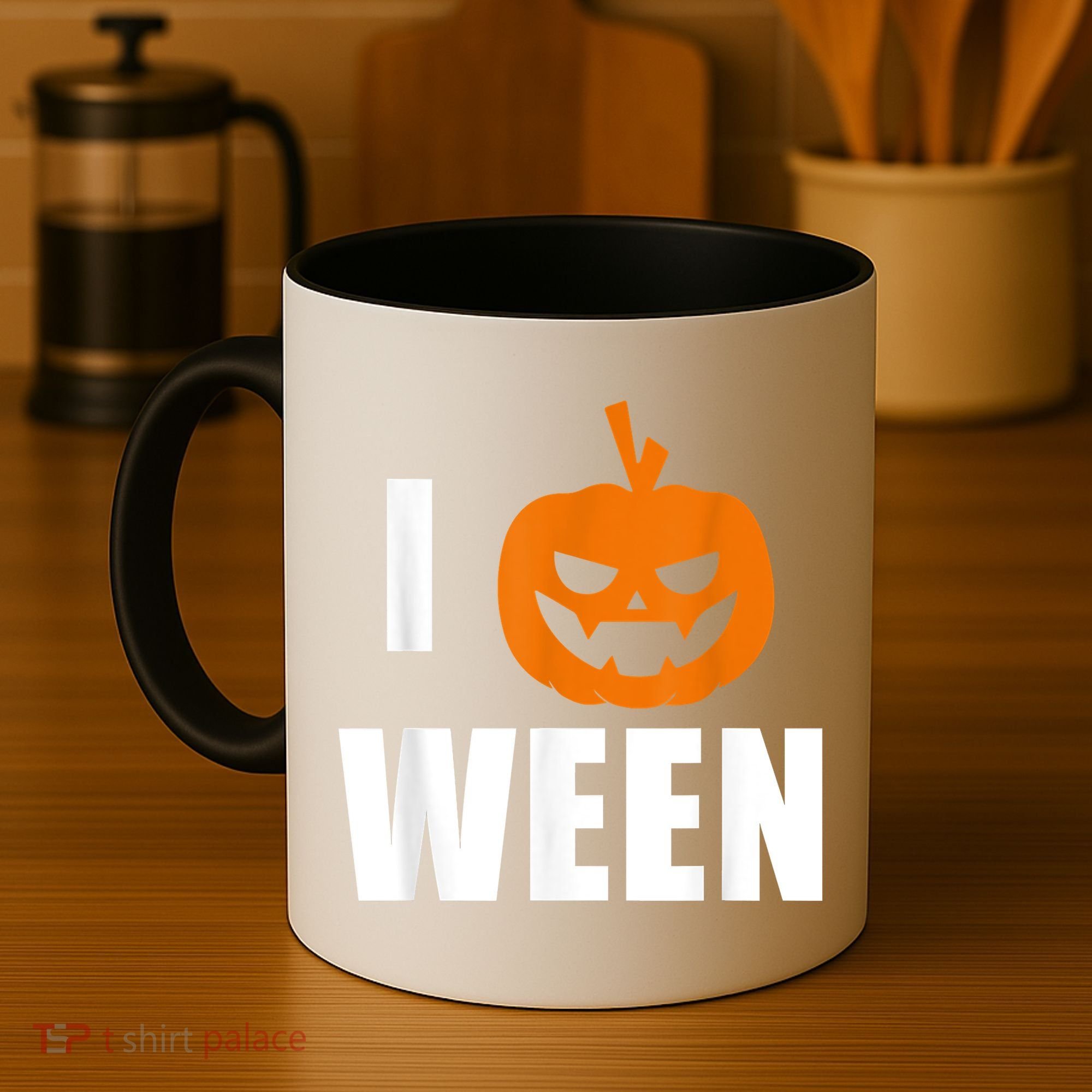 I Pumpkin Ween Funny Halloween Joke Quote Coffee Mug
