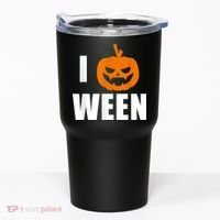 I Pumpkin Ween Funny Halloween Joke Quote Tumbler thumb 0