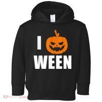 I Pumpkin Ween Funny Halloween Joke Quote Toddler Hoodie thumb 0
