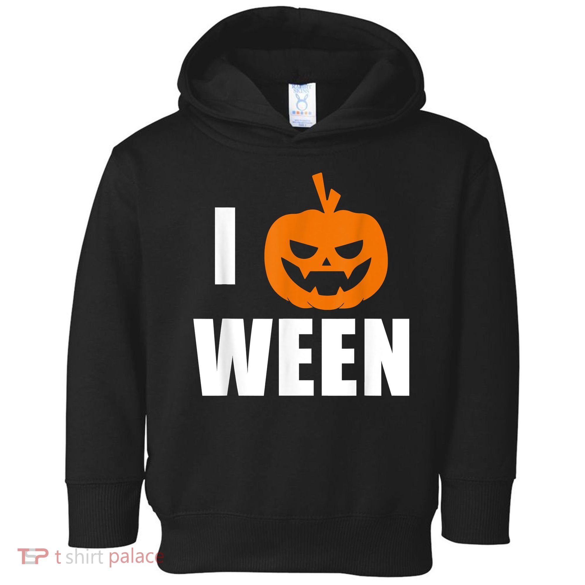 I Pumpkin Ween Funny Halloween Joke Quote Toddler Hoodie
