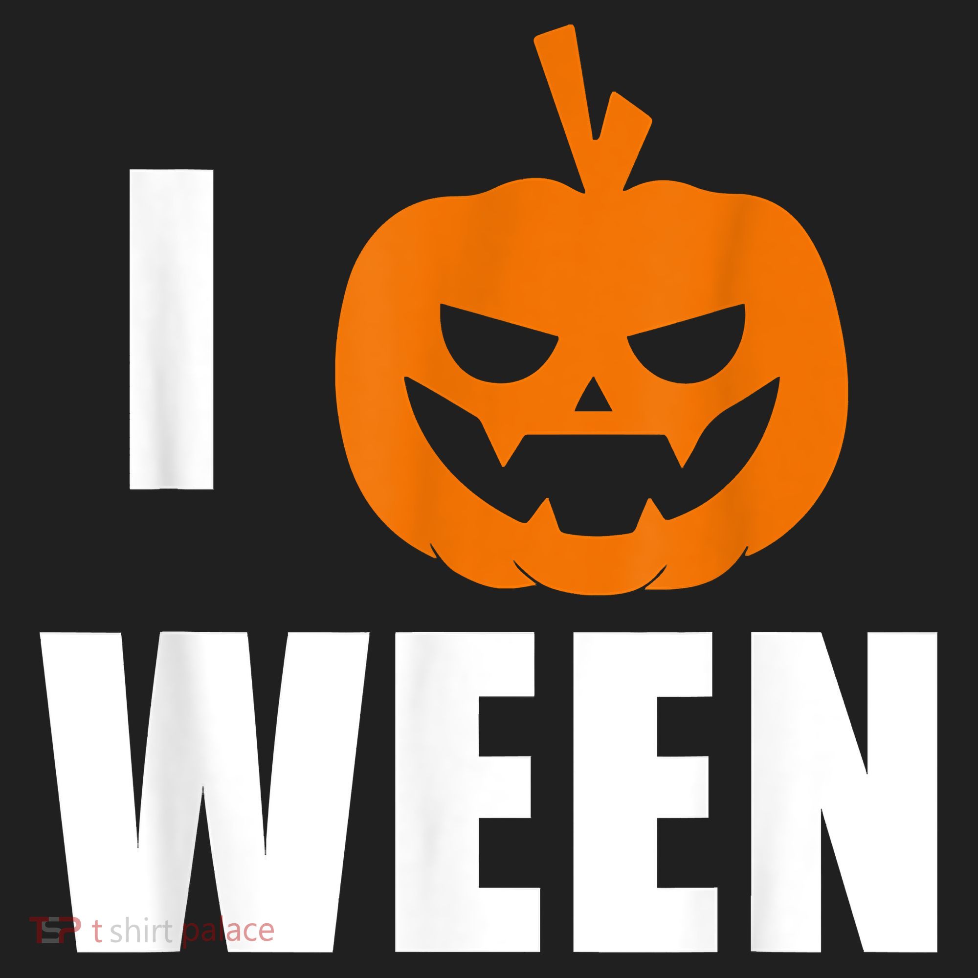 I Pumpkin Ween Funny Halloween Joke Quote Golf Towel