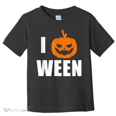 I Pumpkin Ween Funny Halloween Joke Quote Toddler T-Shirt