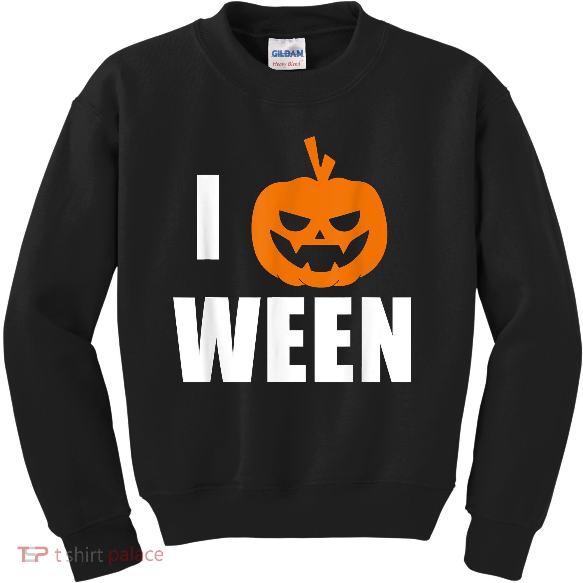 I Pumpkin Ween Funny Halloween Joke Quote Kids Sweatshirt