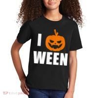 I Pumpkin Ween Funny Halloween Joke Quote Kids T-Shirt thumb 2