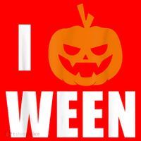 I Pumpkin Ween Funny Halloween Joke Quote Santa Hat thumb 1