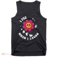 I Pee When I Laugh Funny Tank Top thumb 0