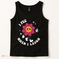 I Pee When I Laugh Funny Tank Top thumb 2