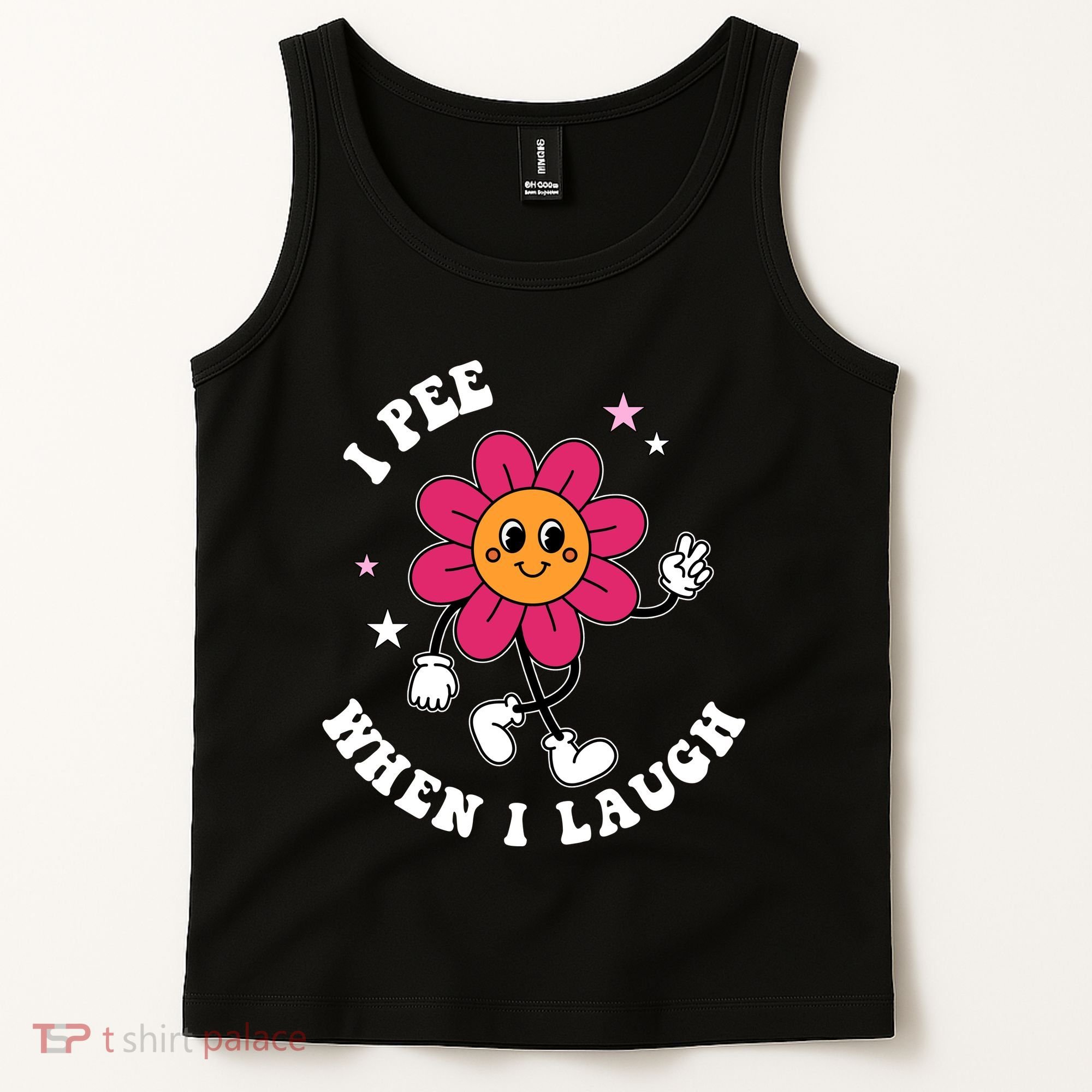 I Pee When I Laugh Funny Tank Top