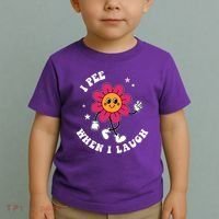 I Pee When I Laugh Funny Toddler T-Shirt thumb 2