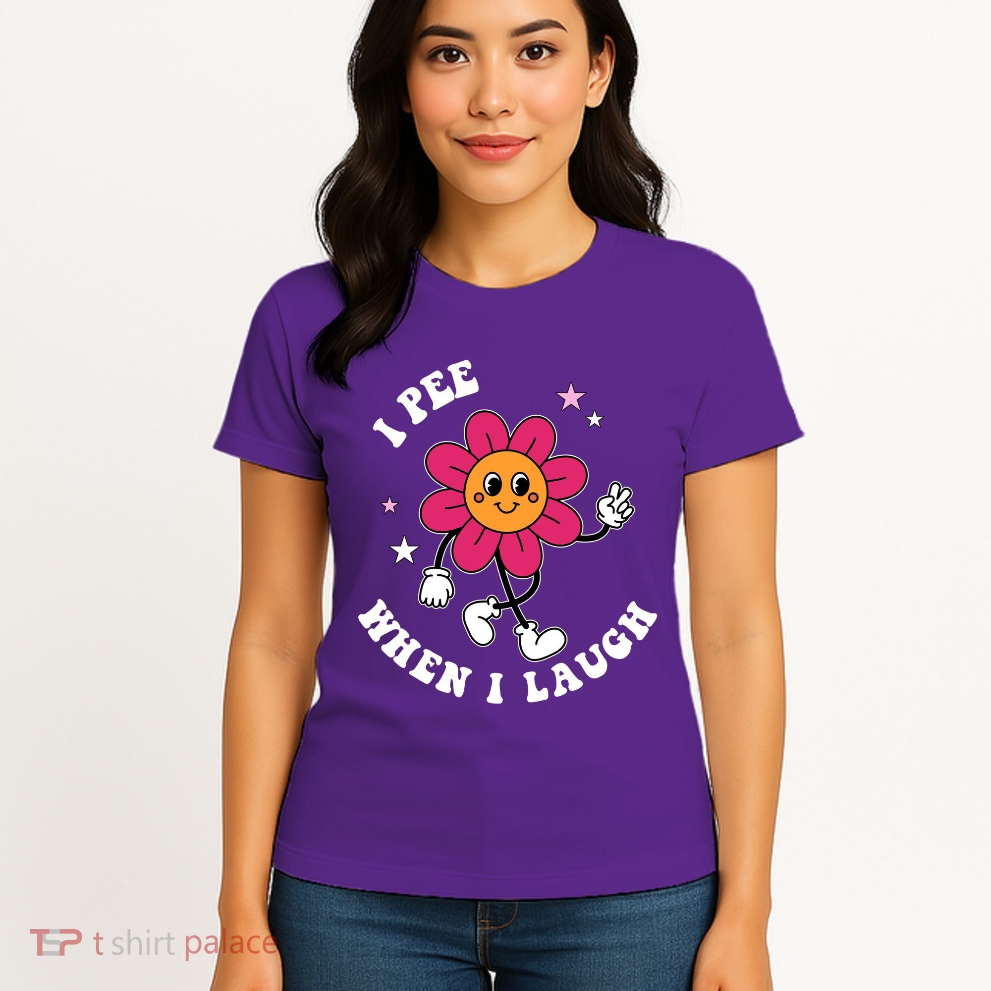 I Pee When I Laugh Funny Women's T-Shirt