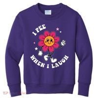 I Pee When I Laugh Funny Kids Sweatshirt thumb 0
