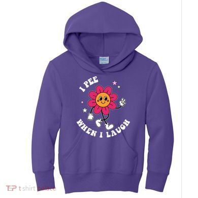 I Pee When I Laugh Funny Kids Hoodie