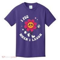 I Pee When I Laugh Funny Kids T-Shirt thumb 0