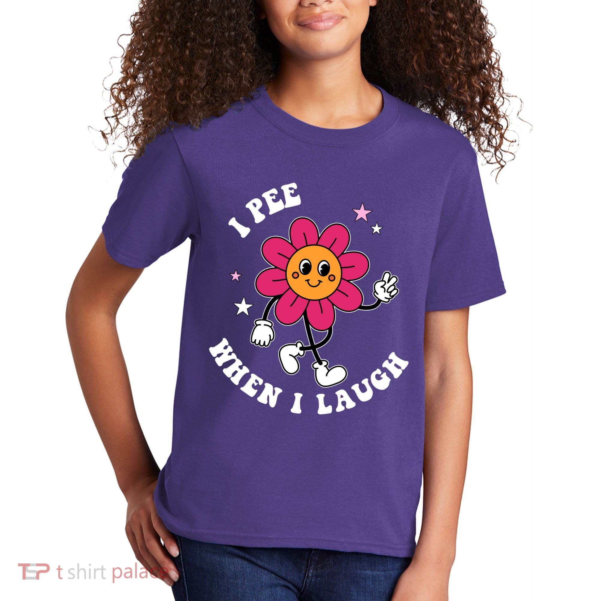 I Pee When I Laugh Funny Kids T-Shirt
