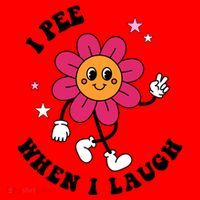 I Pee When I Laugh Funny Santa Hat thumb 1