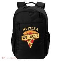 In Pizza We Trust Pizza Lover Backpack thumb 0
