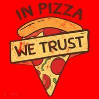 In Pizza We Trust Pizza Lover Santa Hat thumb 1