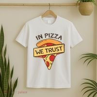 In Pizza We Trust Pizza Lover T-Shirt thumb 2