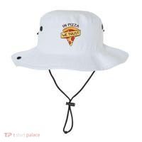 In Pizza We Trust Pizza Lover Bucket Hat thumb 0